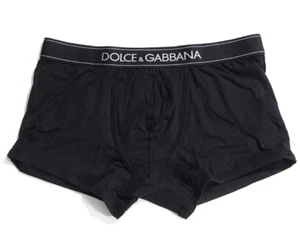 Dolce & Gabbana Mens Black Stretch Boxer Brief Size XS US L13204 - Picture 1 of 2