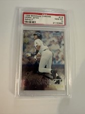 1999 Bowman Chrome Impact Derek Jeter #118  HOF PSA 10 Gem Mint New York Yankees