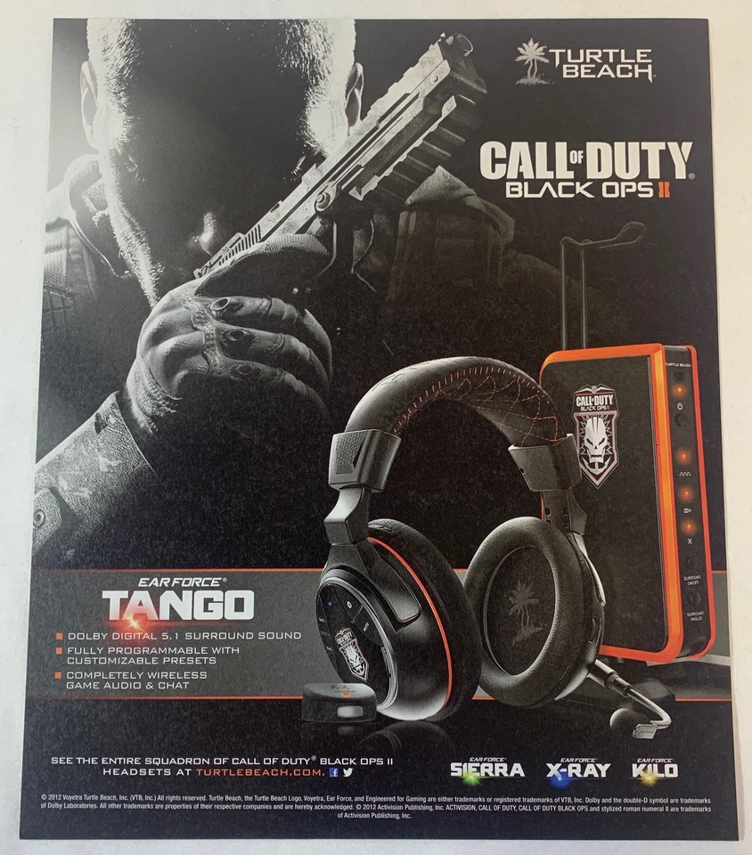 2012 video game ad page ~ CALL OF DUTY BLACK OPS II - Image 1 of 1