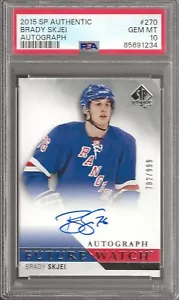 2015-16 SP Authentic #270 Brady Skjei - Future Watch Auto 782/999 - PSA 10 - Bild 1 von 2
