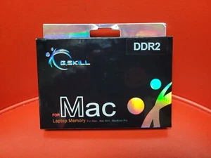 G.Skill MAC DDR2 256MB X2 Laptop Memory NIB NEW iMac Mini MacBook Pro PC2-5300S - Picture 1 of 4