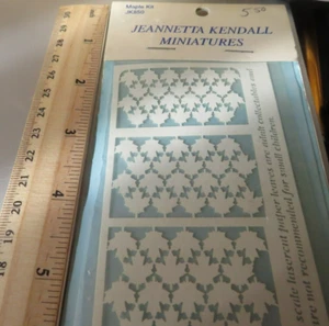 Kit de miniaturas de arce Jeannetta Kendall 1:12 JK850 NUEVO EN PAQUETE NOS - Imagen 1 de 2