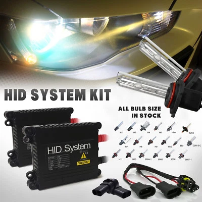 GE 35W 55W Xenon Slim HID Kit for Toyota Sienna Tacoma Tundra Venza Yaris - Image 1 of 4