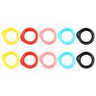 10 Pcs Silicone Ring Hair Shears Finger Grips Pet Rings