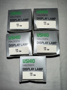 lot Of 5 EXN Ushio Display Lamp - Bulb German Halogen - Picture 1 of 4