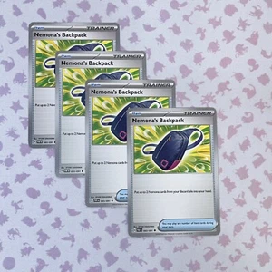 4x Pokemon TCG Nemona's Backpack 083/091 Paldean Fates Regular Uncommon NM/M - Picture 1 of 5