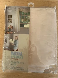 Martha Stewart Everyday One Semi-Sheer Voile Scarf Parchment Color 60”x144” NEW - Picture 1 of 7