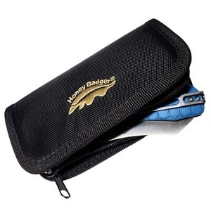 Cuchillo Honey Badger Estuche Negro con Cremallera con Logo Bordado - Imagen 1 de 5