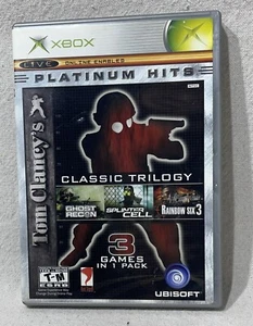 Tom Clancy's Classic Trilogy Platinum Hits (Microsoft Xbox, 2004) D1 - Picture 1 of 3