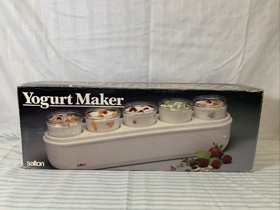 Salton йогуртница GM-5W 5 прозрачные очки винтажный 1990 - Изображение 1 из 4