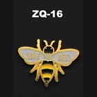 Save the Bees Beekeeper Honey Apiary Hive Queen Enamel Pin FREE USA Shipping ZQ-