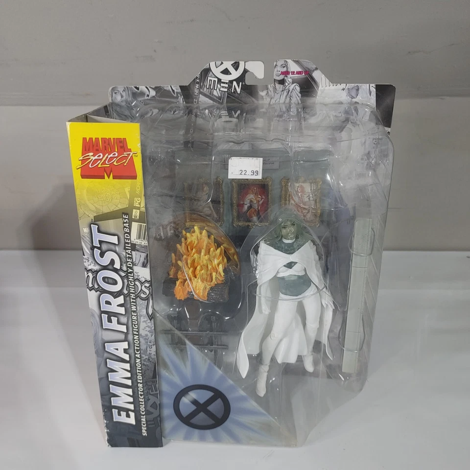 NUEVO Marvel Diamond Select Emma Frost Variante Transparente 7” Figura Persecución Diamante Foto 1 de 2