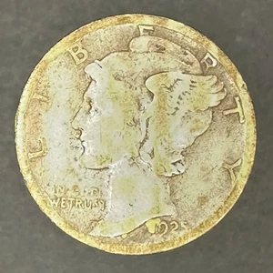 1925-S Merkur Groschen - S-Mint Circulated - Sichtdatum - 90% Silber - Bild 1 von 4