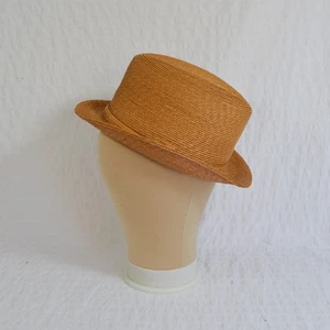 Vintage London Fog Sportswear Straw Hat, Flicker Milan Mens Fedora Summer Hat - Picture 1 of 11