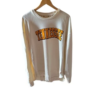 Pressbox University of Tennessee weiß und orange Spellout Sweatshirt Größe 2XL - Bild 1 von 4