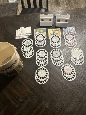View Master (2) Lote GAF, 24 Carretes, Juegos Completos, Algunos Incompletos, Leer Descripción Foto 1 de 4