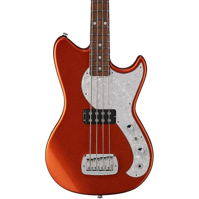 Bajo eléctrico G&L Fullerton Deluxe Fallout escala corta mandarina metálico Foto 1 de 2