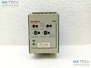 Schiele SRN Mecatron Current Monitoring Relay 0.05-1s / 1.5-30s A1/A2: Ac220-24v - Picture 1 of 5