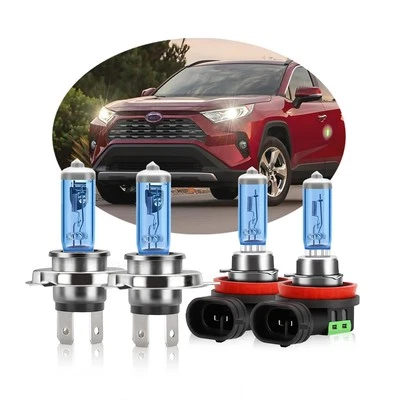 For Toyota HiAce 2006-2020 Halogen Headlight High/Low Beam Fog Light Bulb H4+H11 - Image 1 of 4