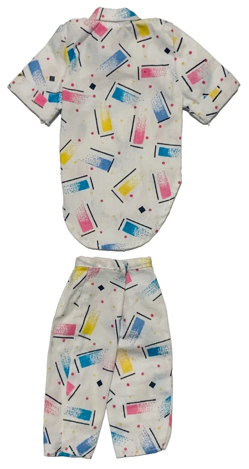 Camisa y pantalones cortos vintage de muñeca Barbie moda California #4465 Foto 1 de 4