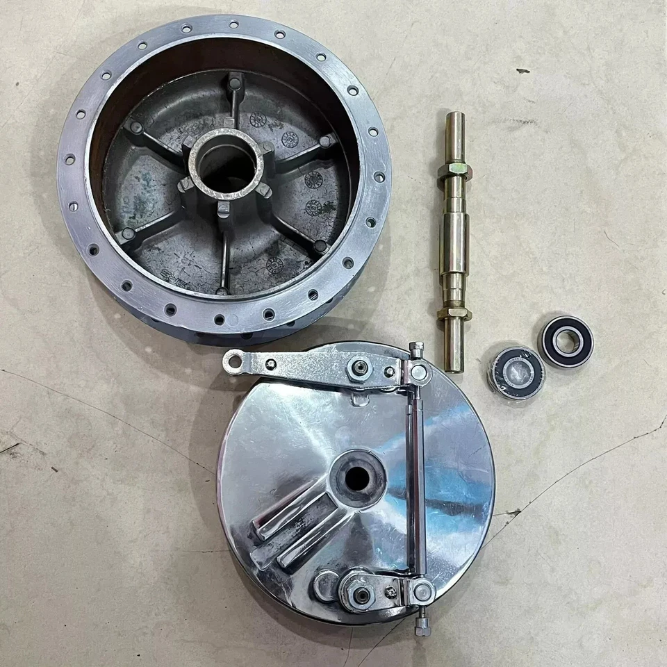 Ступица переднего тормозного барабана в сборе для Royal Enfield Bullet 350Twin Leading Shoe 7 дюймов - Изображение 1 из 4