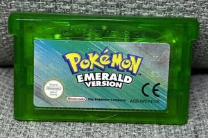 Pokémon Versión Esmeralda Nintendo Gameboy Advance Genuino UK PAL Batería Baja 🪫 - Imagen 1 de 8