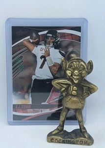 💥2025 Panini Absolute CJ Stroud Red & Green Holiday Foil Houston Texans #87 - Picture 1 of 3