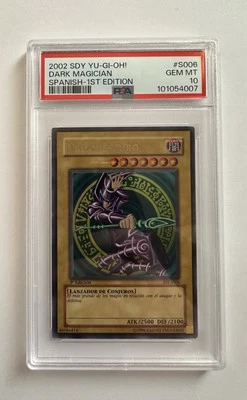 Yu-Gi-Oh! 2002 Dark Magician-Starter Deck: Yugi Spanish 1st Edition PSA 10 POP 1 - Image 1 of 4