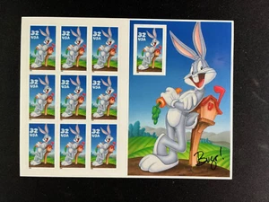 United States Scott 3137 MNH 1997 32¢ Bugs Bunny Pane of 10 - Picture 1 of 1