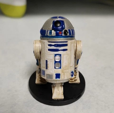 Disney R2-D2 Droid FIGURINE Cake TOPPER STAR WARS Toy Luke Skywalker Jedi. M23 Cover