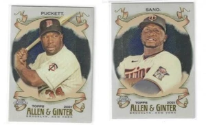 2021 ALLEN & GINTER CHROME KIRBY PUCKETT  & MIGUEL SANO TWINS  - Picture 1 of 1