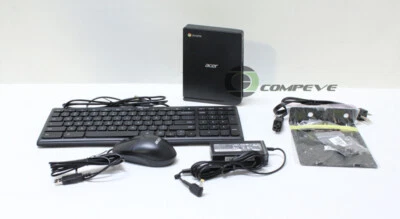 Acer Chromebox CXI2-4GKM DTS Celeron 3205U 1.5GHz Ram 4GB HDD 16GB DT.Z09AA.004 - Image 1 of 4