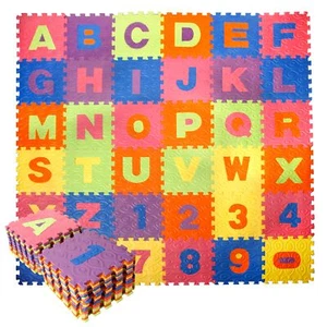 B-WAREN Puzzlematte EVA schadstofffrei wasserdicht Spielmatte Kinderteppich - Bild 1 von 7