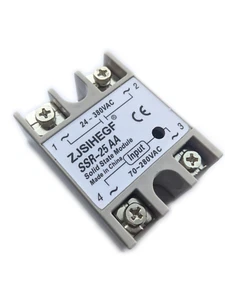 Solid State Relais Modul (SSR-25AA) 70-240VAC Eingang 24-380VAC Ausgang 25A Last - Bild 1 von 4