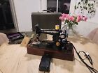 Beautiful Vintage Singer Sewing Machine No 99 1939 Electric Good Working Order