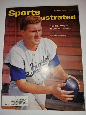 Sports Illustrated Sept. 2, 1963 (Ron Fairly, Dodgers) W/ Label - Image 1 of 4