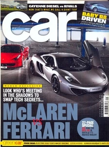 CAR magazine Sep 2010 McLaren MP4/12C vs Ferrari 458 Gordon Murray - Foto 1 di 1
