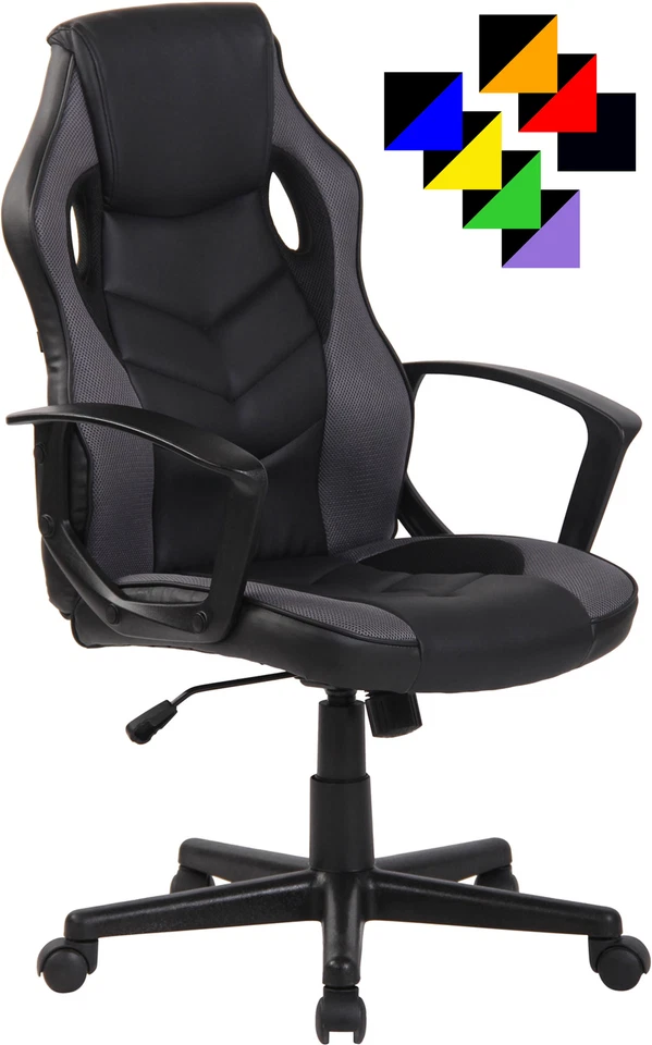 CLP Bürostuhl Glendale Schreibtischstuhl Computerstuhl Drehstuhl Gamingstuhl Stuhl