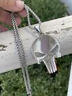 Solid Marvel Punisher High Quality Stainless Steel Skull Pendant Necklace