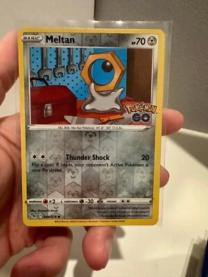 1x Meltan 045/078 - Pokemon Go - Common - Reverse Holo - Pokemon NM 1215#131-133 - Image 1 of 4