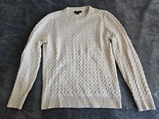 Banana Republic Supima Cotton Off-white Sweater  - Size Medium