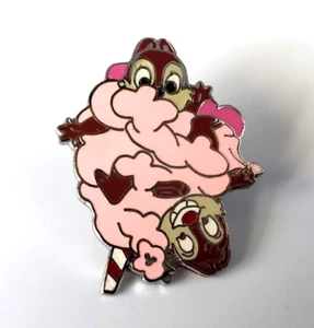 Disney - Chip & Dale - Cotton Candy - Food - Cast Lanyard Series Pin 37459 - Picture 1 of 3