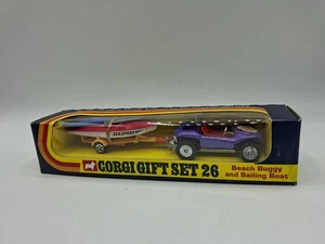 Corgi Gift Set 26 Beach Buggy & Boat Vintage Boxed Mint - Picture 1 of 8