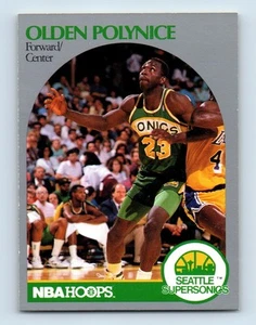 1990-91 Hoops Olden Polynice Seattle SuperSonics #283 - Picture 1 of 2