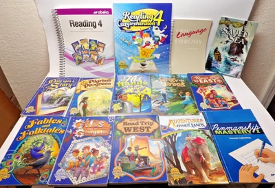 ABEKA Fourth 4th Grade Lot of 14 Books Homeschool Good Condition Quick Ship - Image 1 of 4