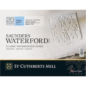 St Cuthberts Mill Saunders Waterford White Paper Not (CP) Block 310 x 230 mm - Foto 1 di 3