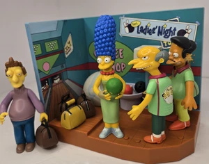 W/ Demo Video - VTG The Simpsons WOS BOWL-A-RAMA with APU, Burns, Marge, Jacques - Picture 1 of 21
