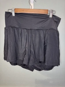 Halara Black High Waisted Yoga Shorts with Front Side Pockets Xlg NWT - Picture 1 of 4