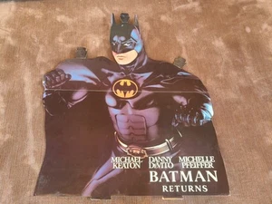 BATMAN RETURNS 1992 ORIGINAL Standee + 2 Michael Keaton Batman Standees - Picture 1 of 9