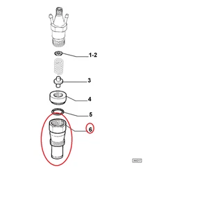 RACCORDO INIETTORE ALFA ROMEO 155 - 164 ORIGINALE 9947787 - Picture 1 of 1